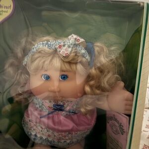 Charming Cream and Blue Dolls with Accessories